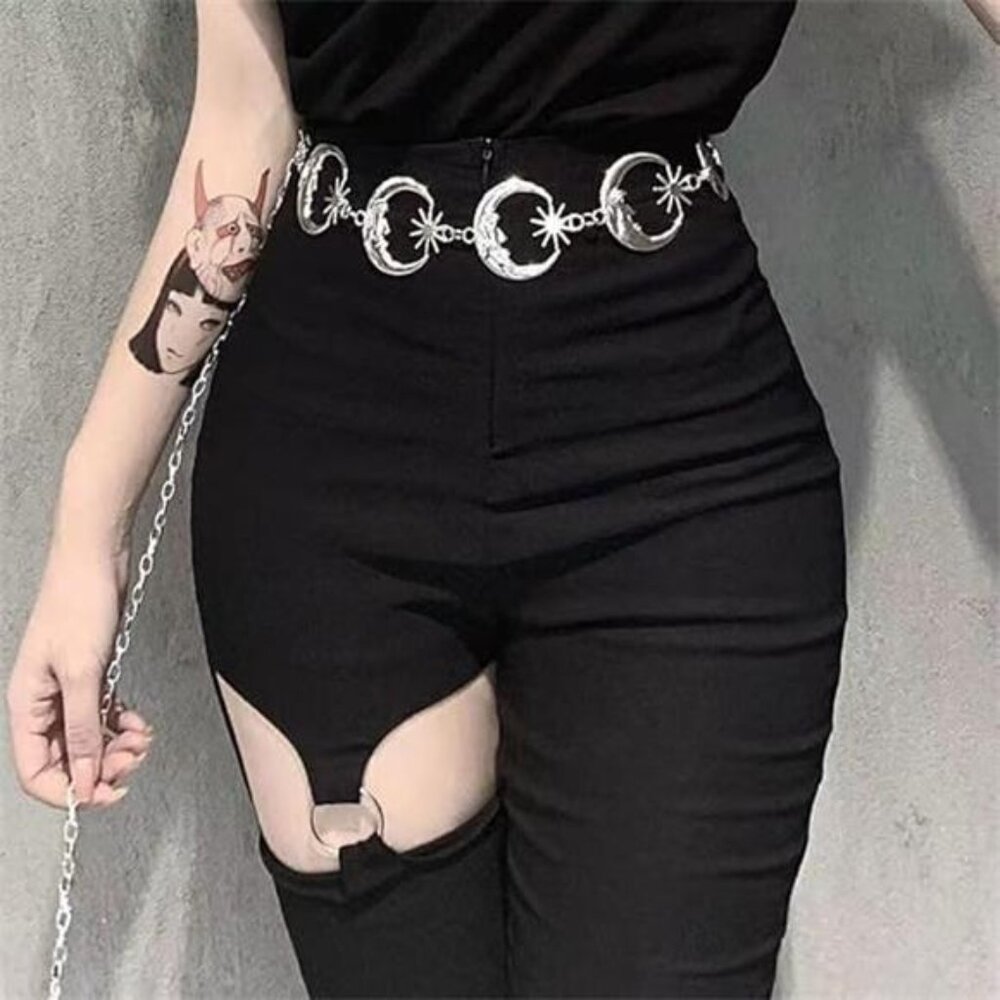 ✨ Multi-Layer Belly Chain with Coin Pendants | Adjustable Gold Waist Chain Belt - Picture 4 of 7